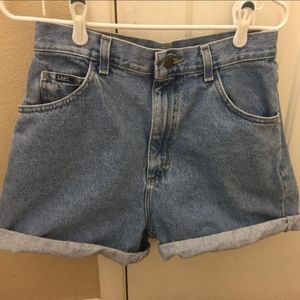 High Waisted Jean Shorts